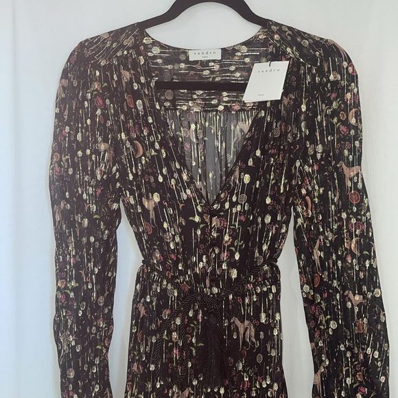 NWT - Sandro Evening Dress. Size 2/4 - Picture 9 of 16